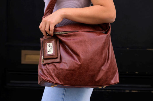 Jocasi Brown Antique Leather "City" bag