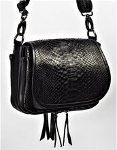Load image into Gallery viewer, Singapore Sling in Black python
