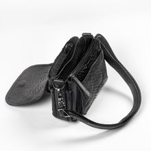 Load image into Gallery viewer, Singapore Sling in Black python
